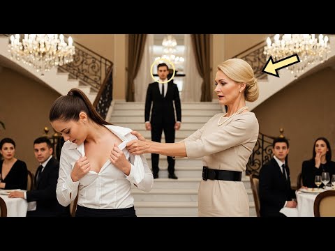 Видео: Высокомерная женщина разорвала платье, думая, что это просто официантка… но её богатый муж видел.