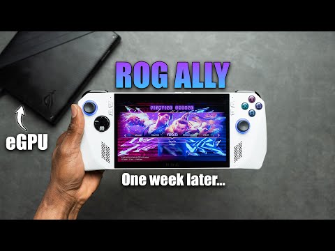 Видео: ASUS ROG Ally спустя неделю! [Тест XG Mobile 6850M XT eGPU]