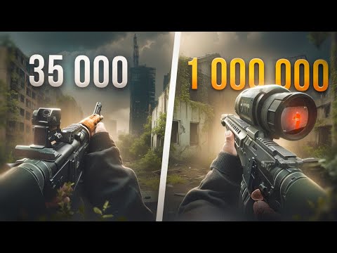 Видео: 35 000 vs 1 000 000 М4А1 | Тарков