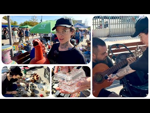 Видео: Блошиный рынок, Валенсия.