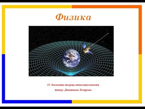 Видео: 51 Элементы теории относительности