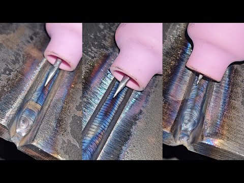 Видео: Лучший угол горелки для сварки TIG с открытым корнем