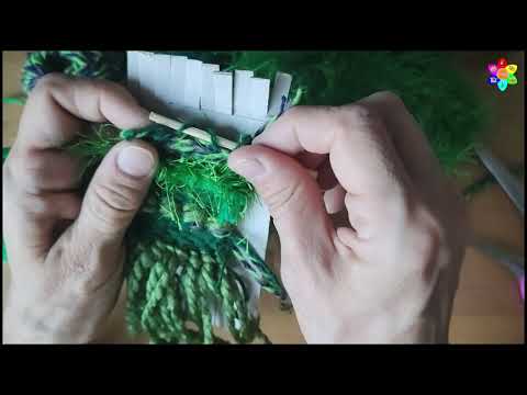 Видео: Занятие  для группы 4.1. по теме "Гобелен. Ткачество на картоне". Клименко. О.А.