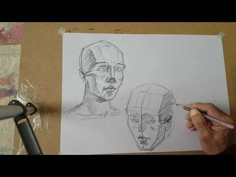 Видео: Урок 32 - Портрет - Конструктивен анализ