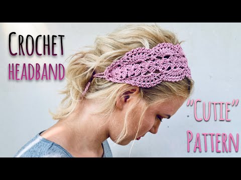 Видео: Женственный ЛЕТНИЙ аксессуар 💞 КРЮЧКОМ / Мастер-класс / Summer crochet headband "Cutie"