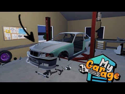 Видео: ПРЕОБРАЖЕНИЕ BMW В MY GARAGE! УЖЕ ИМЕЕТСЯ КАКОЙ ТО ВИД! №4 (MY GARAGE)
