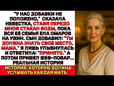 Видео: Никакой еды для тебя, — сказала невестка. А потом подала семье омаров и напитки, как для знати.