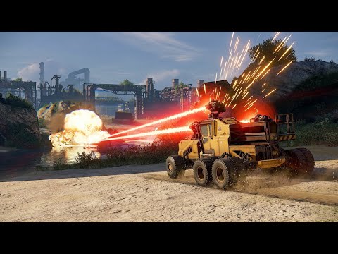 Видео: Катаемся на МАШИНАХ в Crossout с EgoRivers и получаем НЕОЖИДАННЫЙ результат