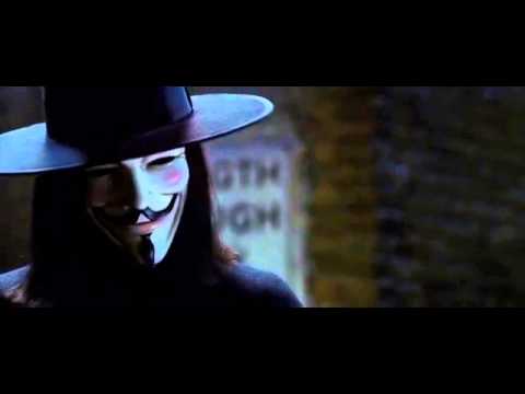 Видео: отрывок из фильма "В значит Вендетта" (V for Vendetta)