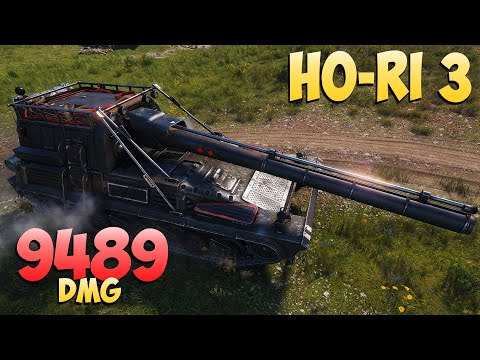 Видео: Ho-Ri 3 - 9 Kills 9.4K DMG - Одна точка! - Мир Танков