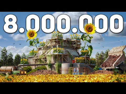 Видео: 8.000.000 СКРАПА в день ПРИНОСИТ МОЯ АЦТЕКСКАЯ ФЕРМА в Раст / Rust