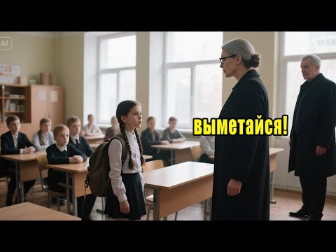 Видео: Учительница выгнала девочку из класса… А потом узнала, КТО за ней пришёл