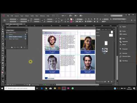 Видео: Основы верстки в Индизайне.  Урок 7: Работа со стилями в Индизайне. Стиль объекта(Object style)