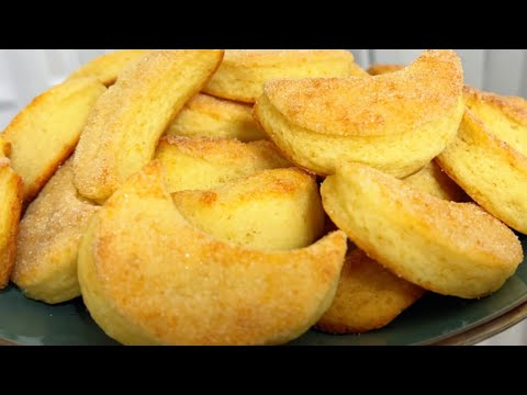 Видео: Стакан Творога и 5 минут!Таких в Магазине не Купишь!Легкий рецепт творожного печенье к чаю!