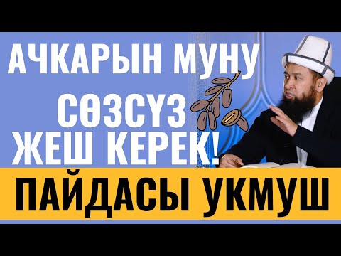 Видео: АЧКАРЫН  МУНУ СӨЗСҮЗ ЖЕШ КЕРЕК! ПАЙДАСЫ БИР УКМУШ