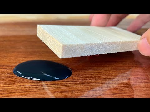 Видео: Что происходит, когда чернила наносят на самое легкое дерево в мире