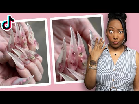 Видео: Когти-когти??? Пробую нейл-арт в стиле TikTok