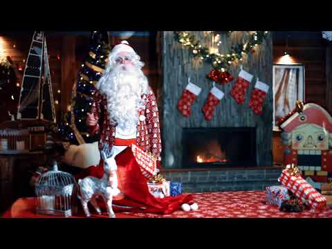Видео: Новогоднее поздравление для Алены от Дедушки Мороза