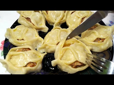 Видео: Манты на Сковороде в100 раз ВКУСНЕЕ Пельменей👍 Идеальное тесто для Манты и Пельменей😋 СОЧНО