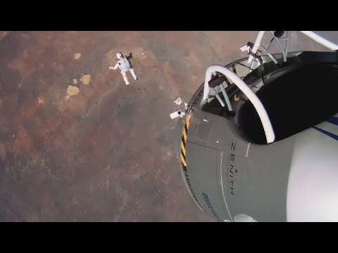 Видео: Прыжок Феликса Баумгартнера - RedBull Stratos