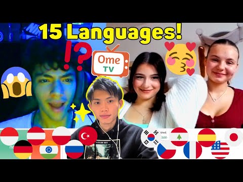 Видео: Японский многоязычный парень вдруг заговорил на их родном языке... - Чатрулетка