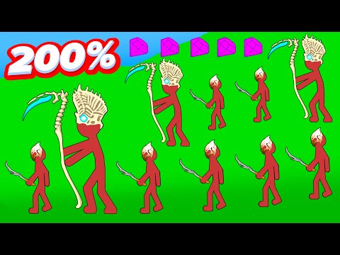 Видео: 200% ТЫ НЕ ПОБЕДИШЬ СДЕСЬ! СЛОЖНЫЕ БИТВЫ СТИКМЕНОВ ПРОТИВ МАГОВ И ЗОМБИ! stick war legacy
