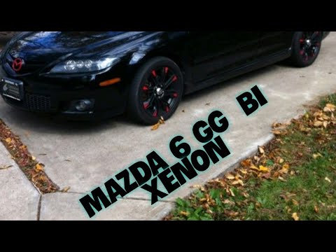 Видео: Установка bi-xenon линз на автомобиль mazda 6 gg.