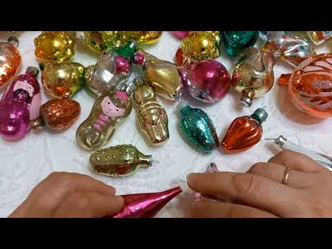 Видео: Ёлочные игрушки СССР Малая Вишера