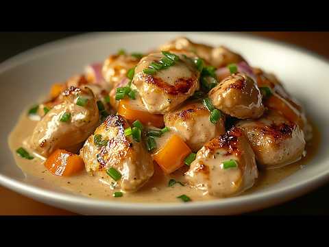 Видео: Я никогда не пробовал курицу в таком вкусном соусе! Вкусно и просто!