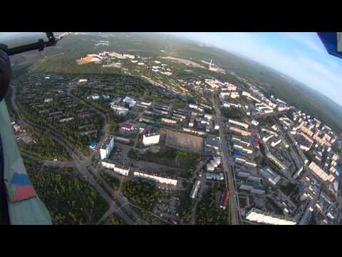 Видео: Полеты над городом Нерюнгри.