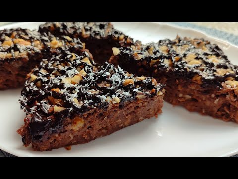 Видео: Вкусный яблочно-шоколадный десерт без сахара.