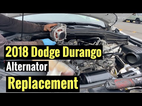 Видео: Замена генератора Dodge Durango GT 2018 года