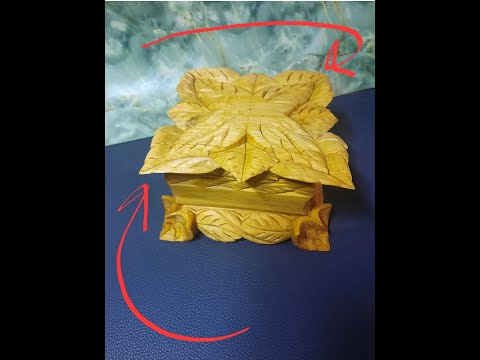 Видео: Лучшая шкатулка ч.3 крышка, листья, объём