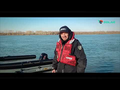 Видео: SOLAR 380 K Caravan Килевая лодка с вертикальным бортом