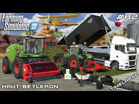 Видео: Последний сбор силоса с MrsTheCamPeR | Животные на Haut-Beyleron | Farming Simulator 22 | Эпизод 81