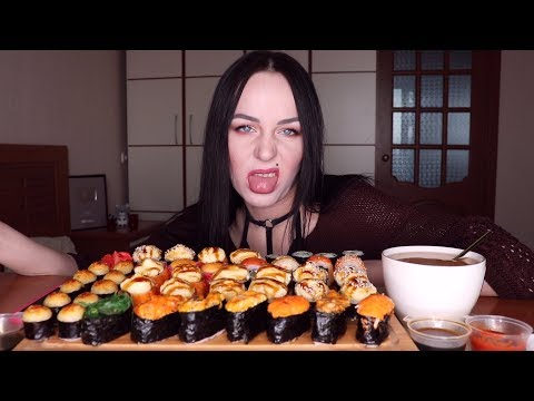 Видео: MUKBANG |  суши/роллы (неудачная доставка) |  sushi rolls | не Asmr (не обзор)