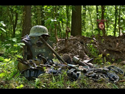 Видео: Блиндаж "Засада" / World War II battlefield relics