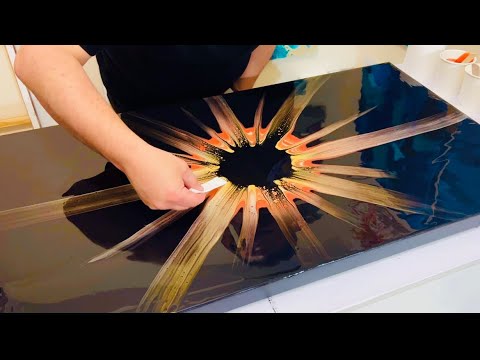 Видео: Cosmic Aura 💥 Металлическая звёздочка — акриловая заливка