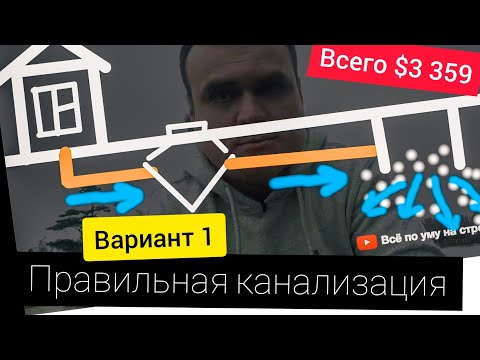 Видео: Правильная канализация. Вариант 1 - с бетонным кольцом. Всё по уму
