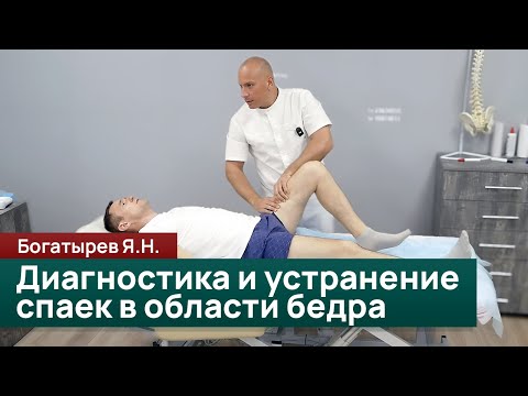 Видео: Диагностика и устранение спаек в области бедра. Богатырев Я.Н.