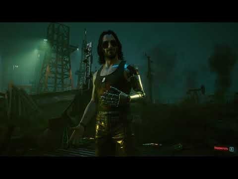 Видео: Разговор с Джонни на могиле у Джонни Сильверхенда // Cyberpunk 2077