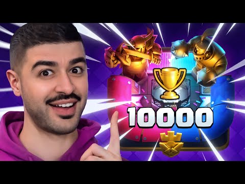 Видео: 🏆 ПЕРВЫЙ в МИРЕ ПОДНЯЛ 10.000 КУБКОВ в Clash Royale (или НЕТ?) \ Narek vs JuicyJ - ДУЭЛЬ
