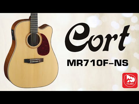 Видео: Электроакустическая гитара CORT MR710F (традиционный дредноут с подключением)