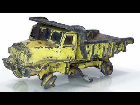 Видео: Восстановление самосвала Dinky Supertoys модель № 965 Eculid до заводского состояния.