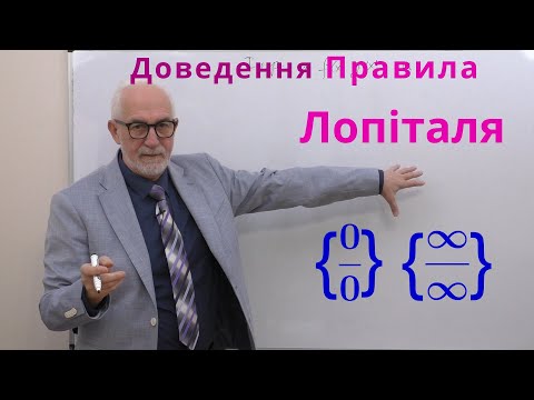 Видео: ДЧ15. Доведення правила Лопіталя.