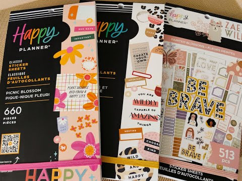 Видео: Стикербуки Happy Planner, ч.2