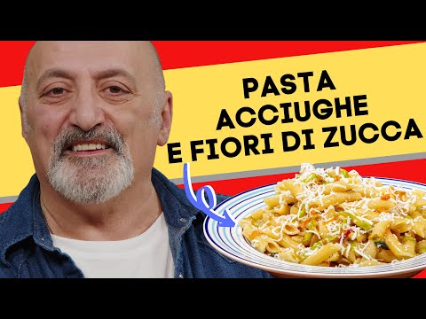 Видео: Паста с анчоусами и цветками кабачка