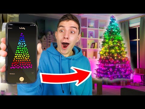 Видео: КАК Я РИСУЮ НА ЁЛКЕ ! Обзор на УМНУЮ ГИРЛЯНДУ Twinkly !