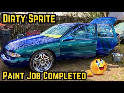 Видео: Завершена покраска Chevrolet Impala SS — сборка автомобиля, установка молдингов и накладок.