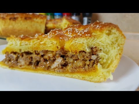 Видео: Пирог с МЯСОМ, бабушкин рецепт, цыганка готовит. Gipsy cuisine.